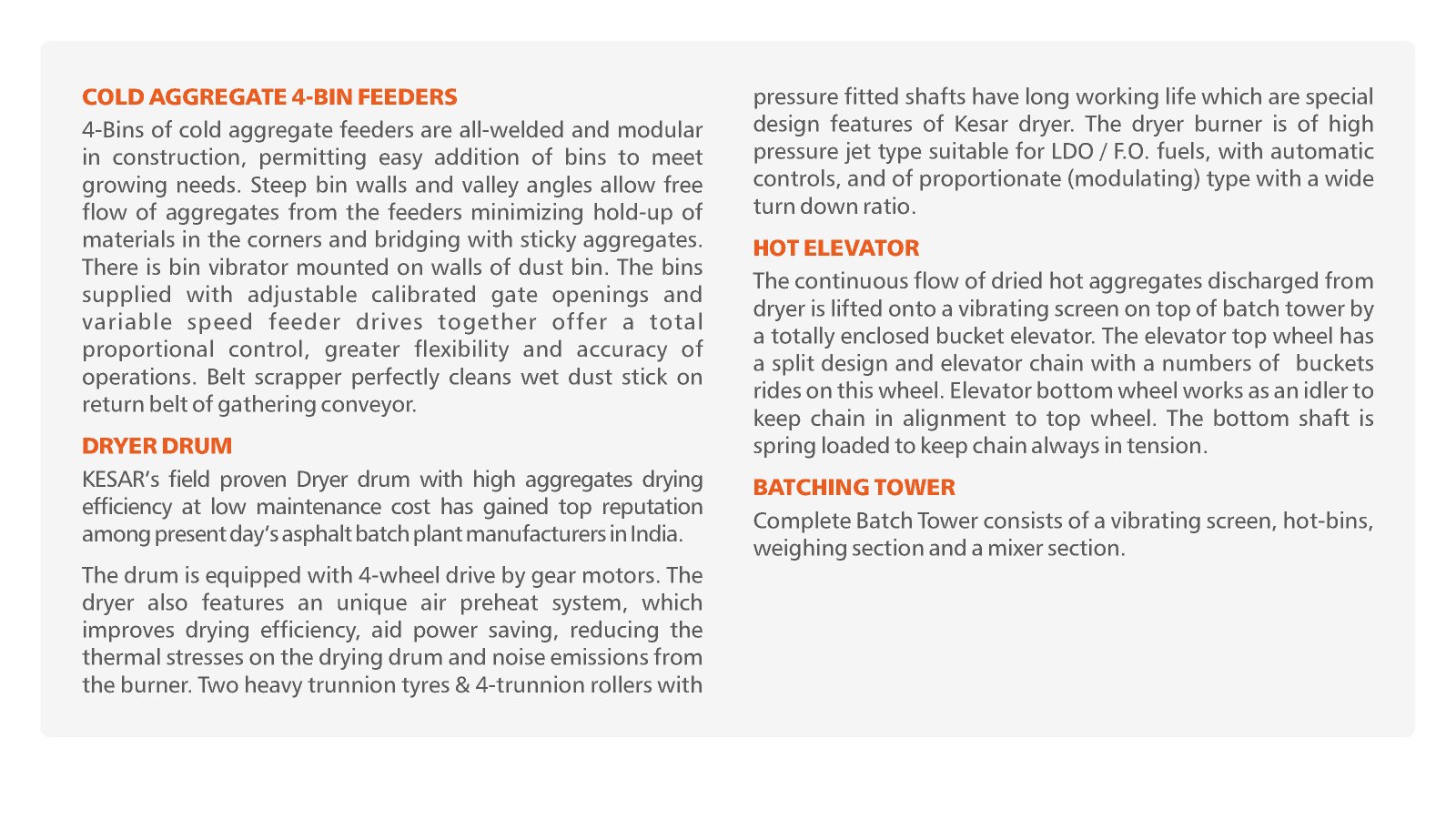 batching plant india